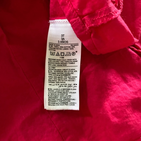 OLD NAVY 3T BRIGHT PINK SHORT SLEEVE DRESS - Picture 7 of 7